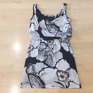 White House Black Market floral sleeveless dress
